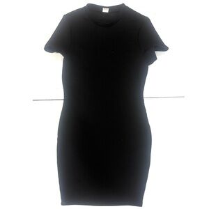 SHEIN Elegant Black Kids Mini Dress